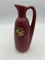 Vintage Virginia Old Dominion, pottery jug ewer