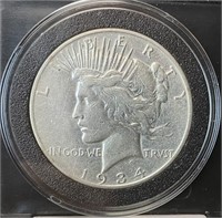 1934-S Peace Silver Dollar (EF40)