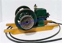 Stationary Steam Engine with Two Belts