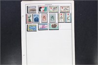 British Commonwealths Stamps Mint NH on pages in m