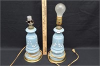 MATCHING LAMPS - NOTE CONDITION