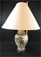 ORIENTAL PORCELAIN TABLE LAMP