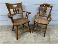 (2) Various Arm Chairs