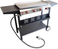 Gas One Flat Top Grill  4 Burners  Propane