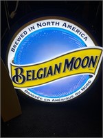 2ft Light Up Belgian Moon Sign