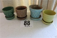 Vintage McCoy Flower Pots(R1)