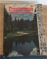 US Frontiersman Stamp Album with Stamps Blocks &