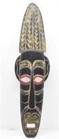 Tribal Mask African Wall Decor 32" Tall