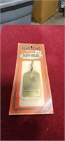 NIB Brass Washington DC key ring