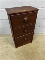 Small Pine 3-drawer Chest