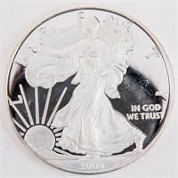 Coin 2008 American Eagle Proof .999 Fine Silver $1