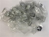 (16) Belwith P846 GY Plastic Cabinet/Drawer knobs