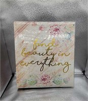 Inspirational Wall Art - Find Beauty in Everything