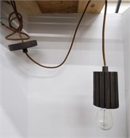 Wooden Pendant Light