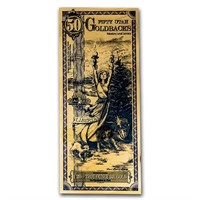 50 Utah Goldback Aurum Gold Foil Note (24k)