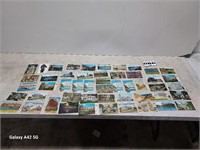 50 vintage post cards date back to 1932  see desc.