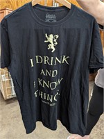XL game of thrones shirt