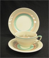 Early Susie Cooper teacup trio