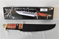 Undertaker Warrior Bowie Knife w/ Sheath