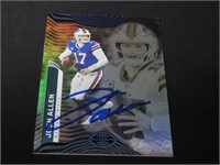 Josh Allen signed football card COA