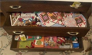 Contents of Drawers- Christmas Decor *Bidding