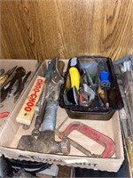 tools including pliers vice grips hammers