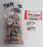 (40) Rounds of Federal 9mm luger 115GR.