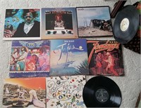 33 LP Vinyl Records, RUSH, Led Zepplin, ZZ Top