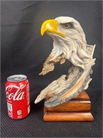 12" Eagle Head Statue