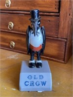 Vintage Old Crow Plastic Advertisement