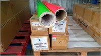 50m McSign Green & Red Fluorescent Self Adhesive V