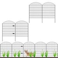 FOREHOGAR 1 Pack Decorative Metal Garden Fence 5