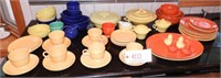 Approximately 58pcs of vintage Fiestaware China