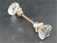 1920s Glass door knob set