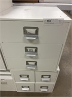 (2) Stackable Storage Cabinets