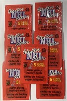 7 1988 O-Pee-Chee Mini Glossy NHL Unopened Packs