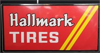 Vintage 1986 Hallmark Tires adv sign