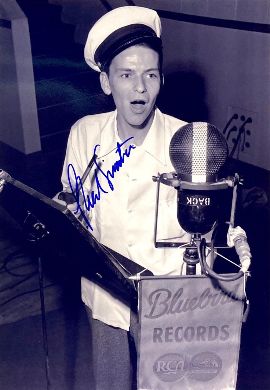 Autograph Frank Sinatra Photo