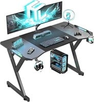 $120 Gaming Desk with LED Lights