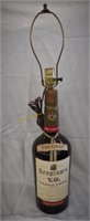 SEAGRAM'S CANADIAN WHISKEY BOTTLE LAMP