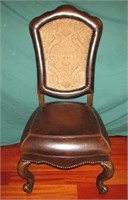 Side Chair Back Height is 46" Seat Height 20" T