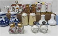 Collection of salt and pepper shakers