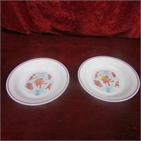 (2)Campbell kids 1984 Olympics bowls. Soup.