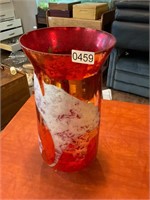 Decorative glass vase