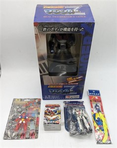(J) Japanese toys 3-9in h