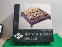 Provincial Splendor Chess Set NOS