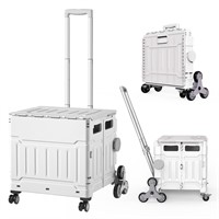 Fanboxk Foldable Utility Cart with Stair Climbing