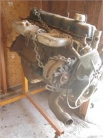 Unknown Condition Ford Motor With Engine Stand