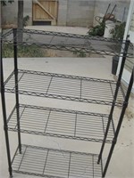 35"x 14"x 4ft Metal Shelving By Design