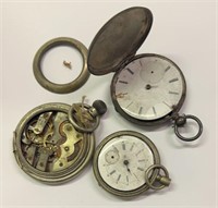 Antique Pocket Watches for Parts
